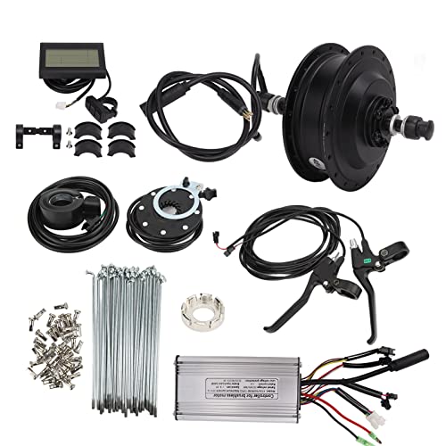 Alomejor Kit de conversão de roda traseira de 48V 500W com visor LCD3, kit de conversão de roda tras