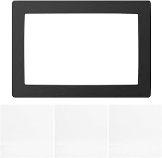for Resin 3D Printer,Black LCD Gasket 9.5 x 6.7in Protection from Resin Spill with Non-dust Cloths Compatible with ELEGOO Saturn 8.9 Inch Resin 3D Printer Screen