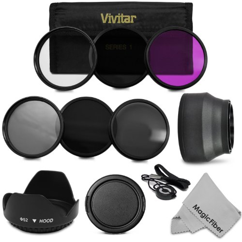 52MM Altura Photo UV CPL ND4 Lens Filters Kit and Altura Photo ND Neutral Density Filter Set. Photography Accessories Bundle for Nikon and Canon Lenses with a 52MM Filter Size