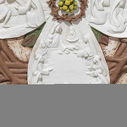 Dicksons Legend of Dogwood Pink Blossom Cross 5.75 x 5.75 Resin Decorative Tabletop Plaque Sign - Thumbnail 3