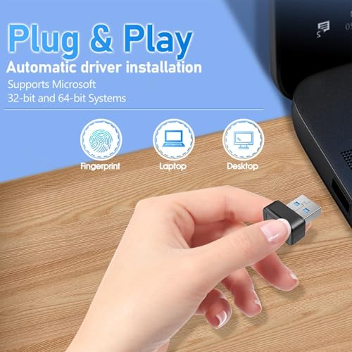 Lector de huellas digital USB para PC y portátiles con sensor táctil de 360 grados 3