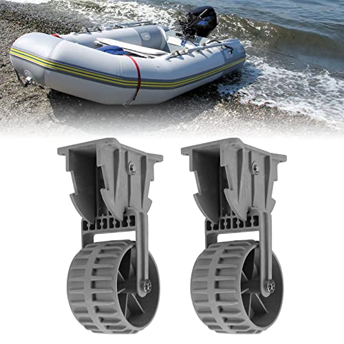 FOLOSAFENAR Kit Ruote per gommone, Ribaltabile per...