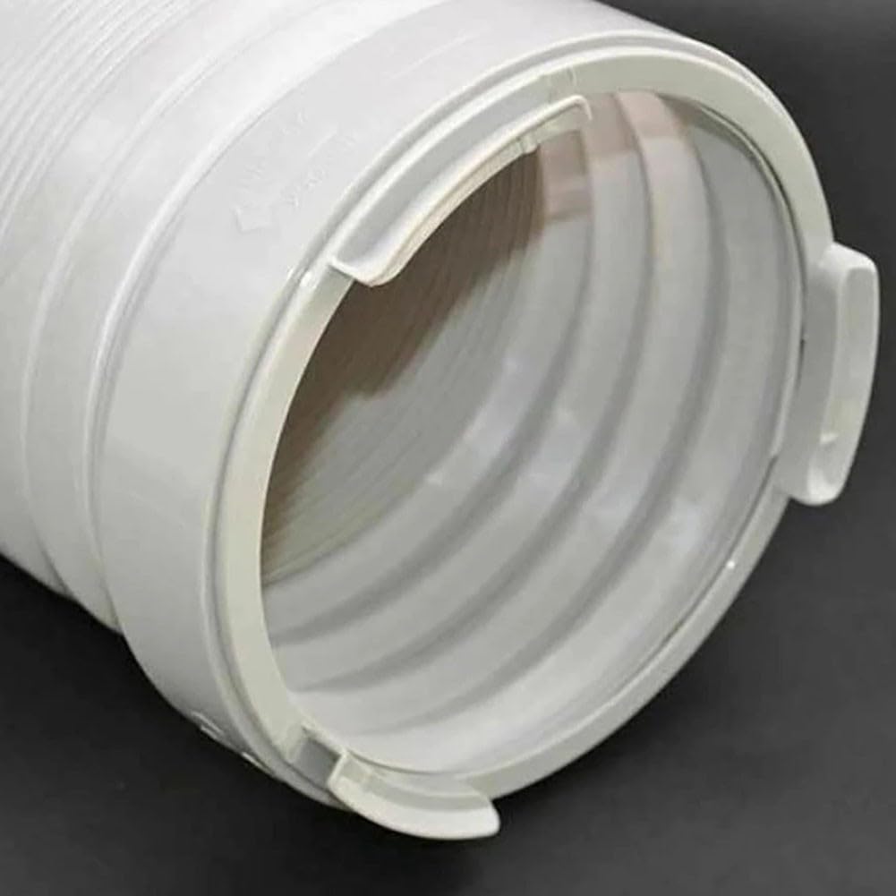 Tubo di scarico portatile per condizionatore d'aria con kit di connettori, interfaccia rotonda di diametro 15 cm, PP flessibile con filo di acciaio per una facile installazione senza attrezzi e uso