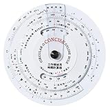 Concise Ruler Circular Calculator Machine Tool 100867