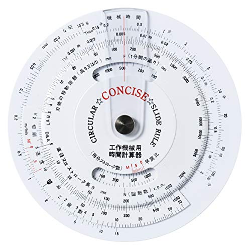 Calculadora circular Concise Ruler 100867 para resolver problemas de espacio 5