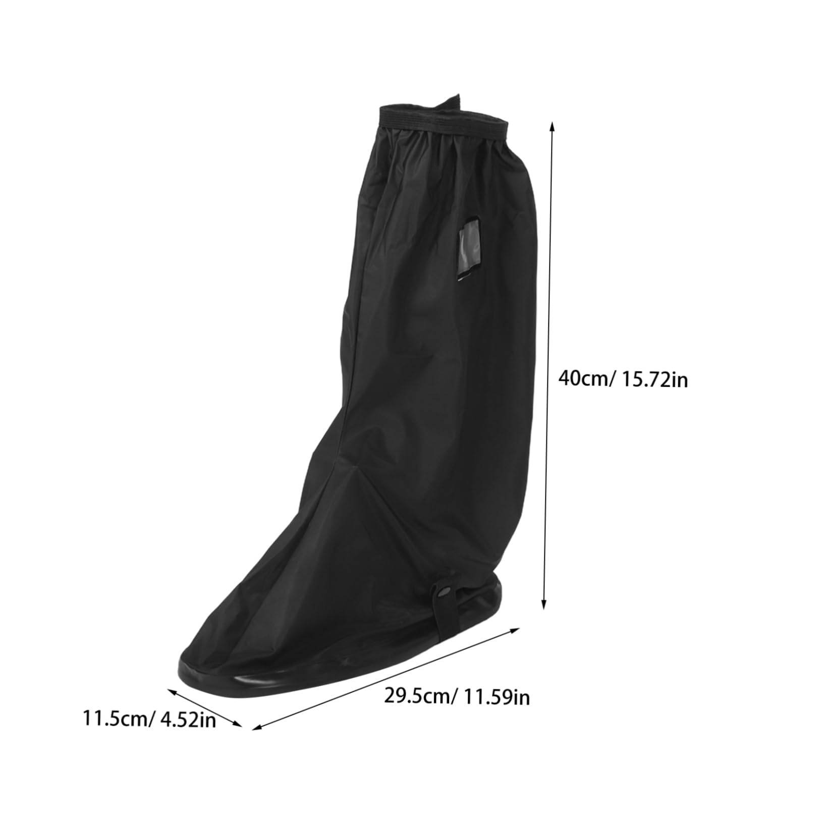 PACKOVE 1 Pair High Tube Shoe Covers for Cycling and Outdoor Use Reusable Rain Boot Protectors Lightweight and Easy to Apply Rainproof Footwear Overshoes