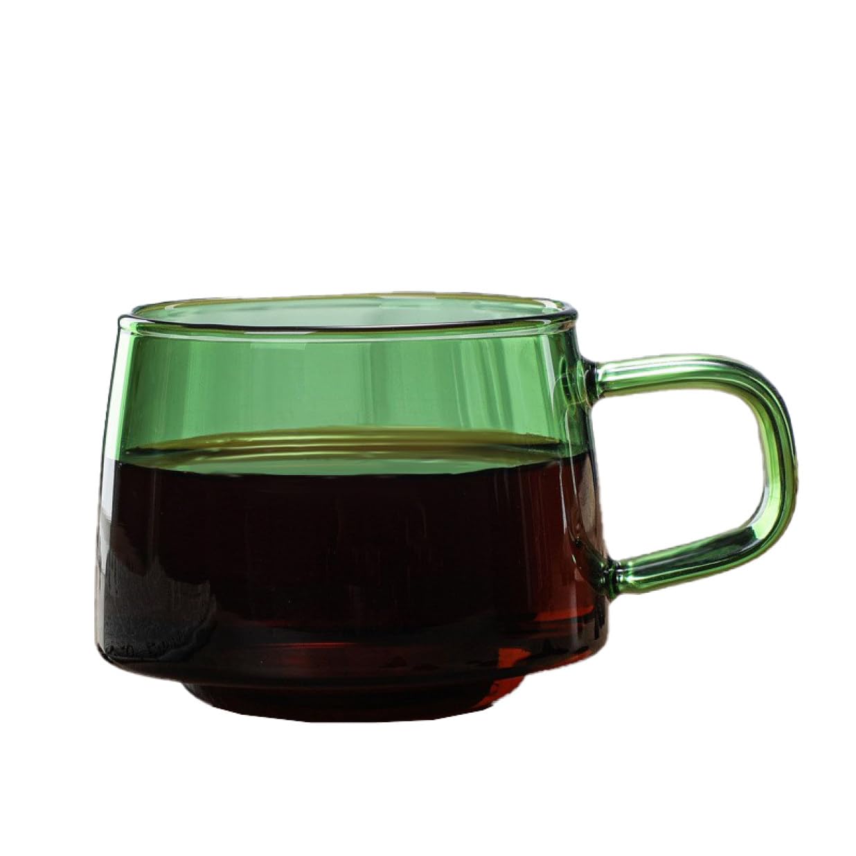 Amazon｜MJKQ9 カップ ソーサー グリーン 250ml アンバー おしゃれ