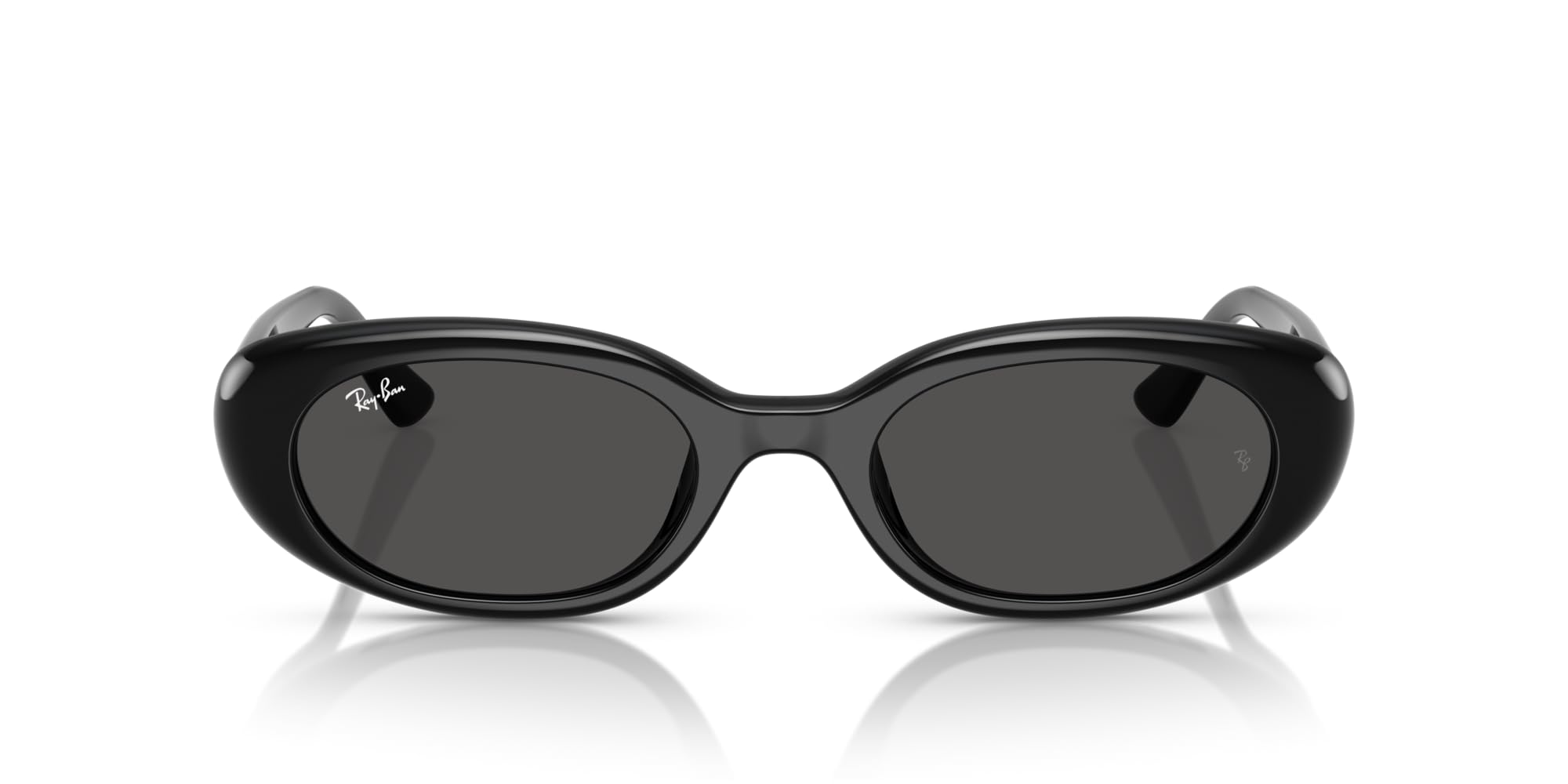 Ray-​Ban Occhiali da sole ovali Rb4441d, Nero/​Grigio Scuro, 53 mm