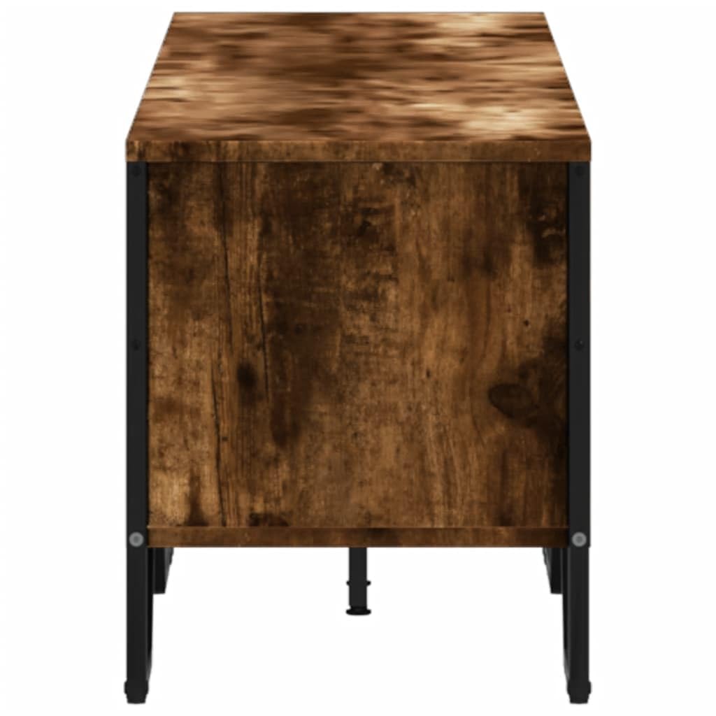 vidaXL Mobile Porta TV Rovere Fumo 180x34x41 cm in Legno Multistrato, Supporto TV, Mobile HiFi, consolle TV, credenza TV