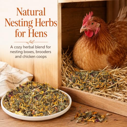 Image of MAQIHAN 30oz Chicken Nesting Herbs - Natural Dried Poultry Coop Bedding