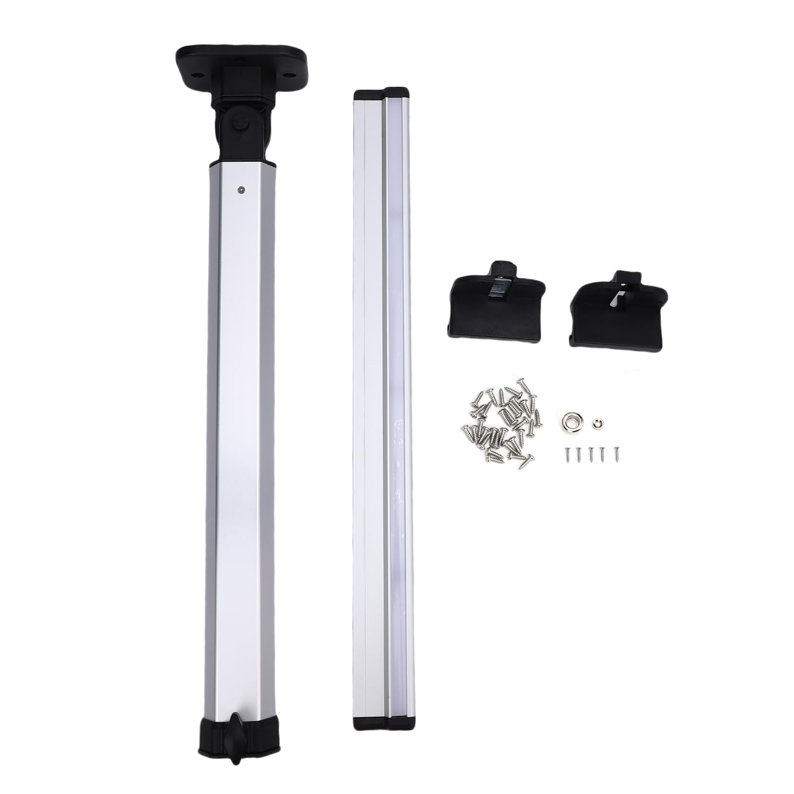 Kit Gambe Tavolo Regolabili per Kit Gambe Tavolo Pieghevoli per Regolabili Gamba Scorrevole Pieghevole Binario da 515-780 Mm Lega di Alluminio Anodizzato con
