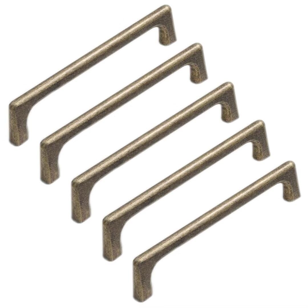 TYYCKJ 5 Pack Door Handle Pull Cabinet Pulls Handles, Solid Aluminum Alloy Door Handle for Cabinet Wardrobe Knob, Closet Door Pulls, Drawer Hardware Kitchen Handles with Screws