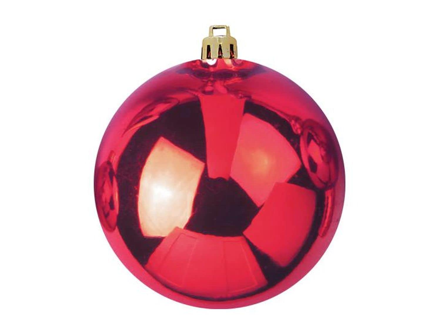 innaGLAS Boule de Noël Teodora, Rouge Brillant, Ø30cm | Décoration Arbre de Noël