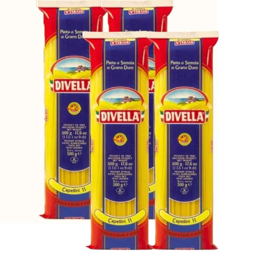 4�Z�b�g �f�B���F�b�� No.11 �J�y�b���[�j 1.2mm 500g �C�^���A�Y �f���������� �Z�����i �p�X�^ ���� �ɍז� �����O�p�X�^ �{�� DIVELLA �l�C 500g �Ɩ��p �l�ߍ��킹 ���~ �ۑ��H ��� �X�g�b�N �r�[�K�� ���N �w���V