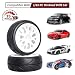 CrazyHobby Pre-Glued OD 2.56" 12mm Hex Wheels Rims & Rubber Tires 26mm for 1/10 Scale On Road Racing Car Drift RC Touring Car, Set of 4, Image 5 CrazyHobby Pre-Glued OD 2.56" 12mm Hex Wheels Rims & Rubber Tires 26mm for 1/10 Scale On Road Racing Car Drift RC Touring Car, Set of 4, Image 5