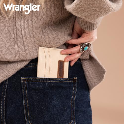 Image of Montana West X Wrangler Rfid Card Holder Small Women's Wallet Thin Minimalist Credit Card Case Card Protector