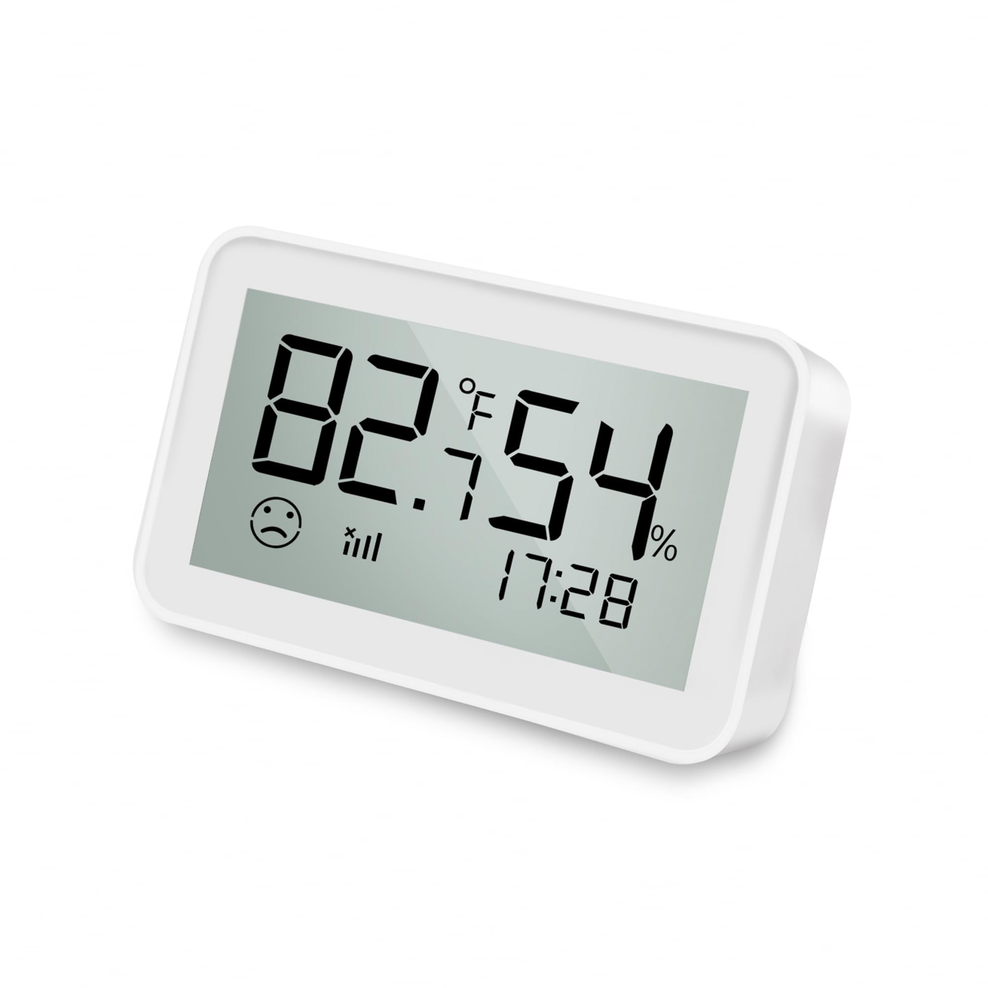 Zigbee Smart Thermometer Hygrometer,Accurate Digital Indoor Temperature and Humidity Sensor with LCD Screen Display,APP Alerts, Comfort Indicator,?/? Switching Compatible with Alexa & Google Assistant