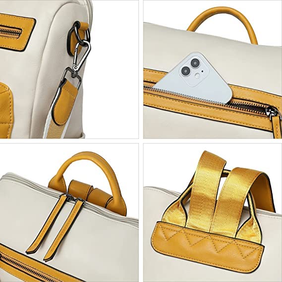 Image of Women High Qulity Multipurpose Backpack Handbag Purse, Travel Backpack Shoulder Bag for Ladies,Girls,Unisex