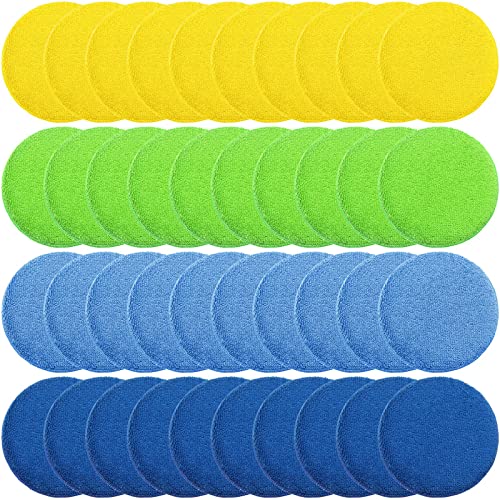 Tallew 50 Pcs Car Wax Microfiber Applicator Pads 5