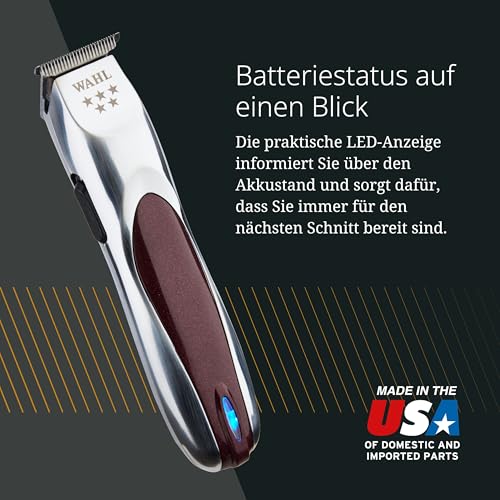 Wahl A-LIGN Netz-/Kabelloser Haartrimmer - Für die engsten Bereiche von Gesicht, Bart und Haaransatz