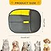 CAIBAO Electrostatic Pet Hair Removal Gloves: Quick Wiping - Reusable & Washable for Sofa Clothing Pet Beds Effortless Cats & Dogs Hair Remover for Busy Pet Owners (1pcs-Black)