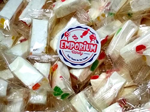 Wrapped Jube Nougats – 12 oz of Colorful Fruity Fresh Delicious Individually Wrapped Nougat Candy