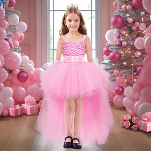 Tao-Ge Halloween Tutu Dress for Girls Tulle Dresses Fairy Princess Dress for Kids Toddler Little Girl Birthday Party Outfit4