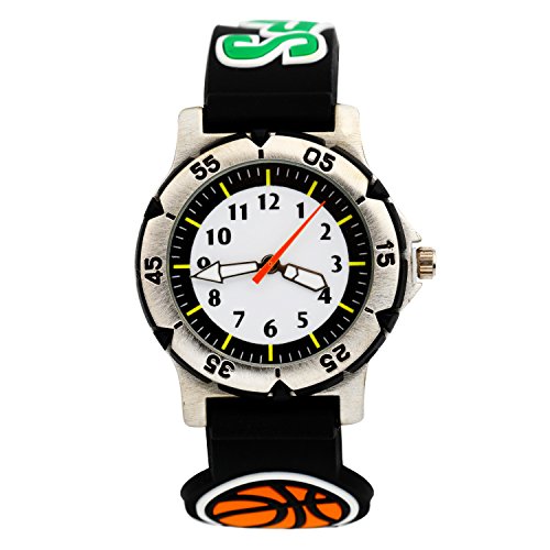 Preisvergleich Produktbild Eleoption Silikon 3D Pattern sportliche Armbanduhr schönes Geschenk für Kinder