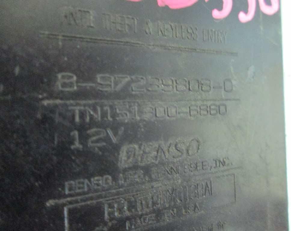 Theft-Locking Anti-Theft Fits 00-01 Passport 8-97239808-0 97239808