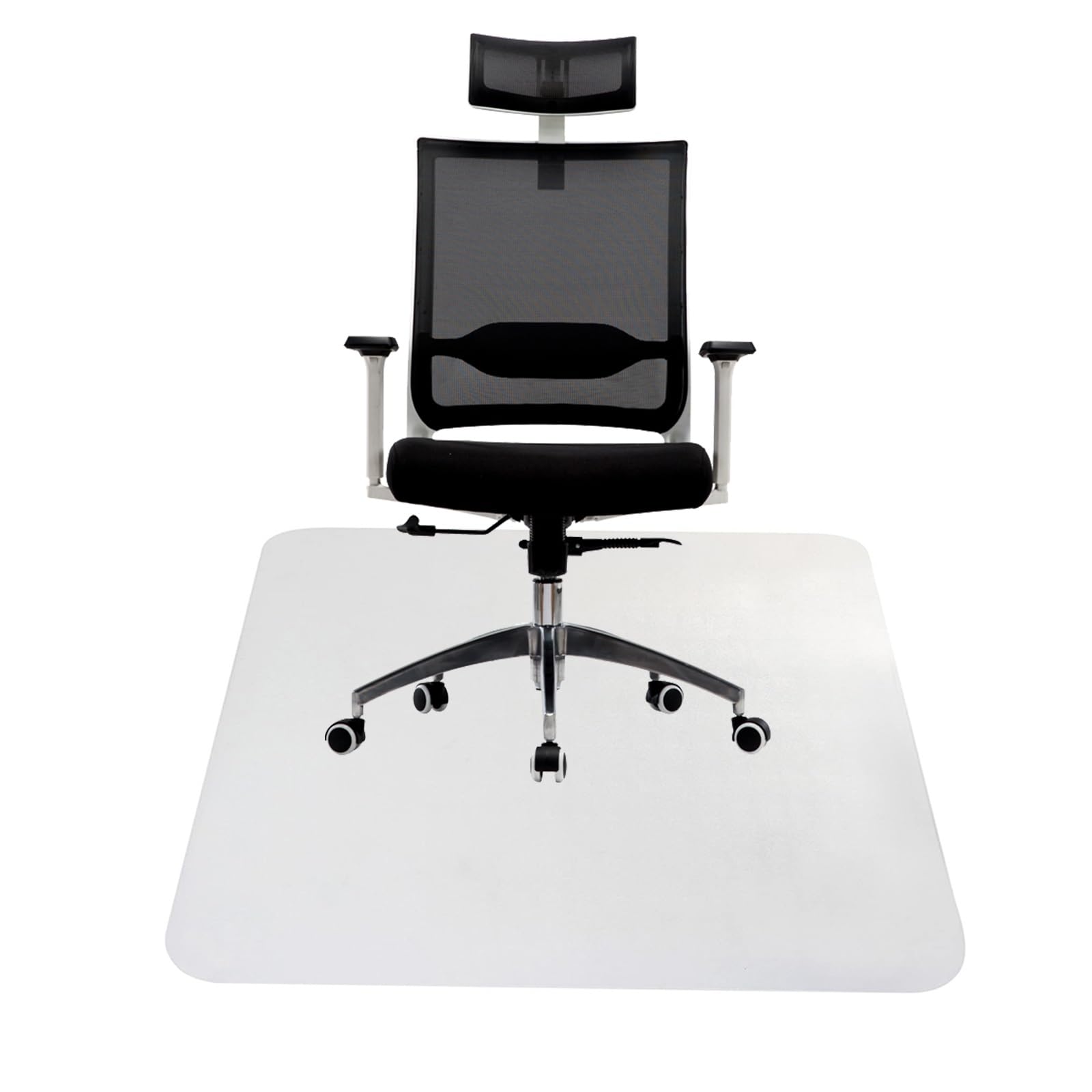 Clear Chair Mat Hard Floor Protector 16x16-1mm Thick Transparent Office Chair Mats PVC Clear mat Desk Floor Mats