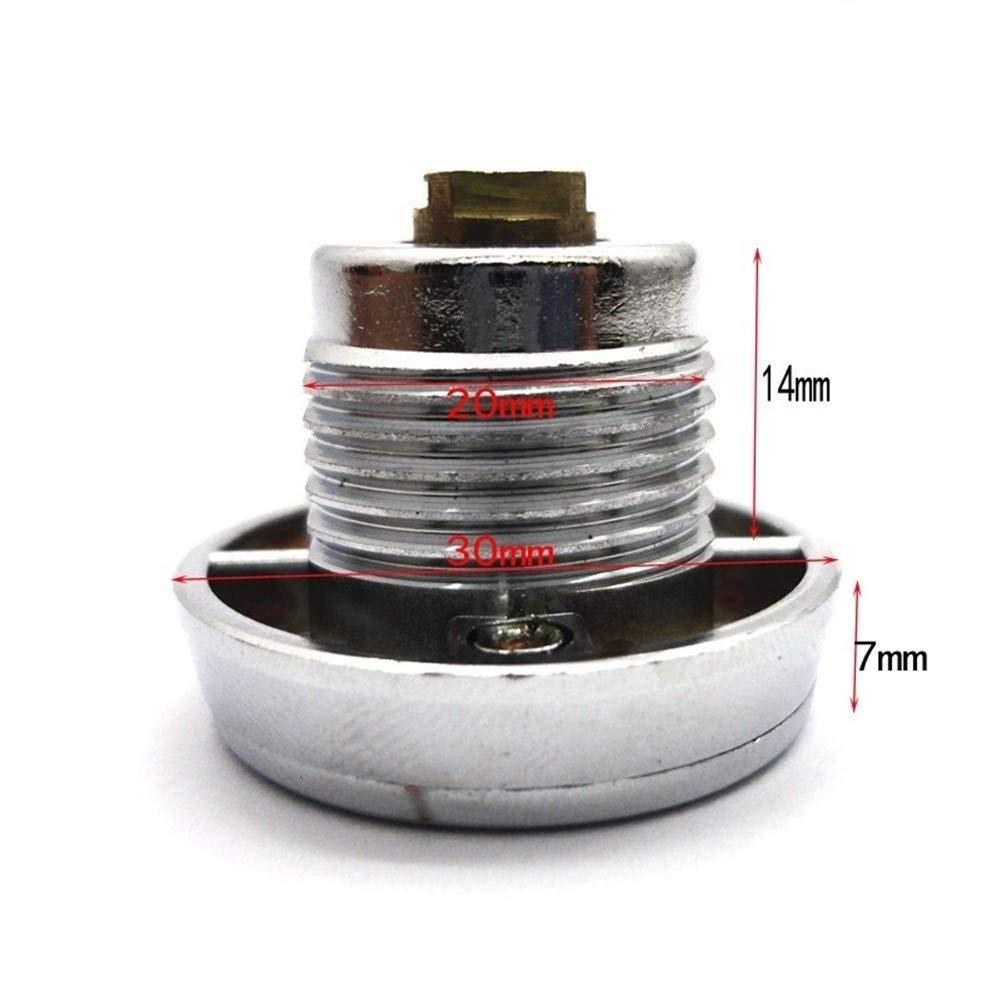 Cam Latch, Nonlocking, Bright Chrome