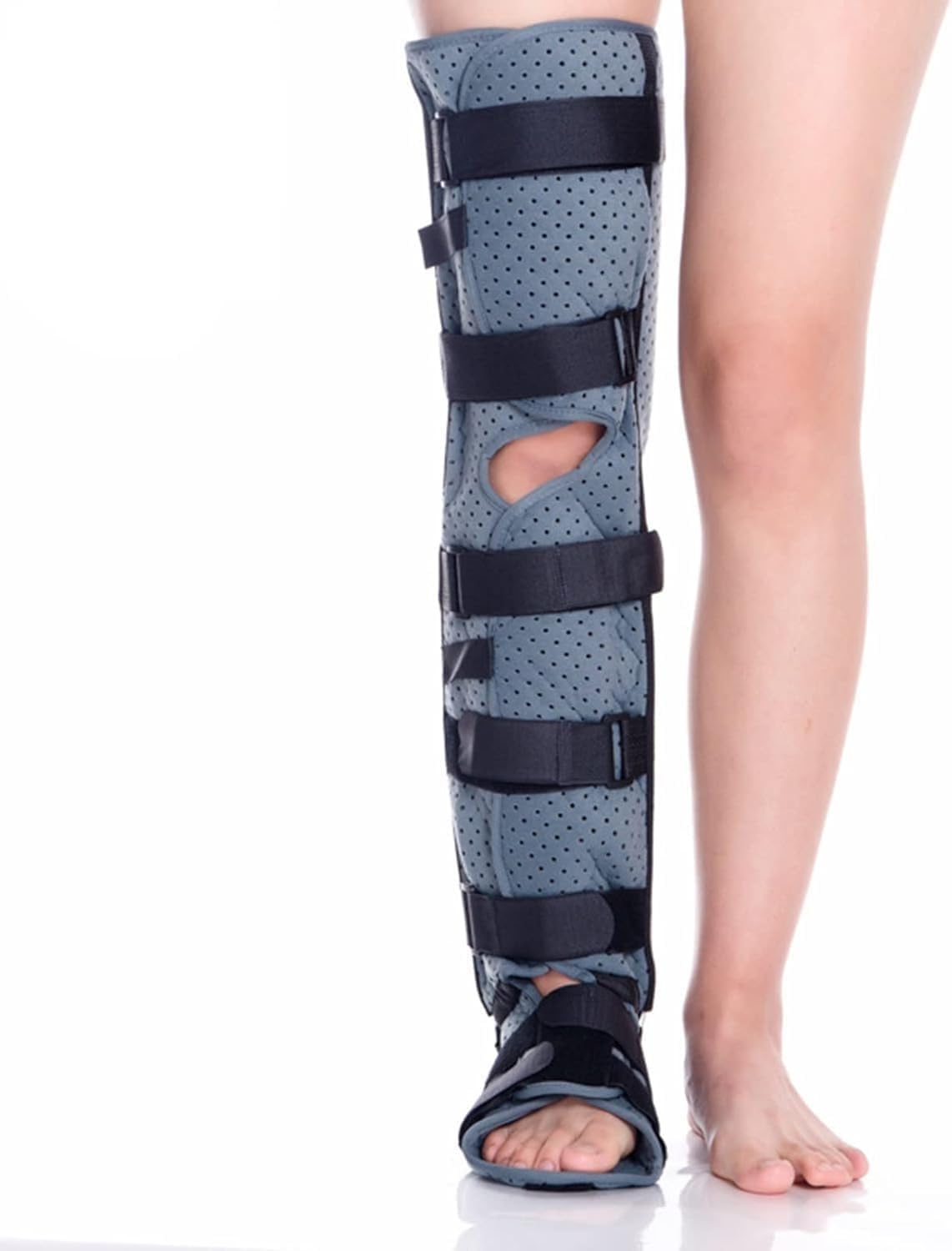 Cinturón corrector piernas, banda elástica transpirable correctora postura | Soporte de fijación articulación tobillo y pie con almohadilla for pie, banda estabilizadora extremidad de tobillo rodilla(M)
