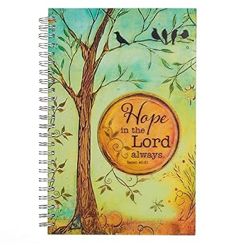 Misc. Notebook Wirebound Hope in the Lord Isaiah 40: 31 Book