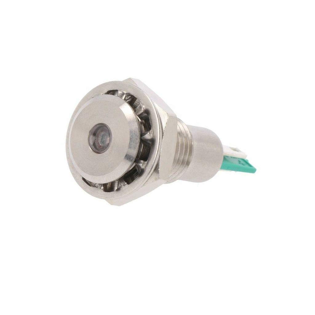 LED plate 12VDC Bulgin DX0505/GN/12 voyant encastrable Ø12,1mm