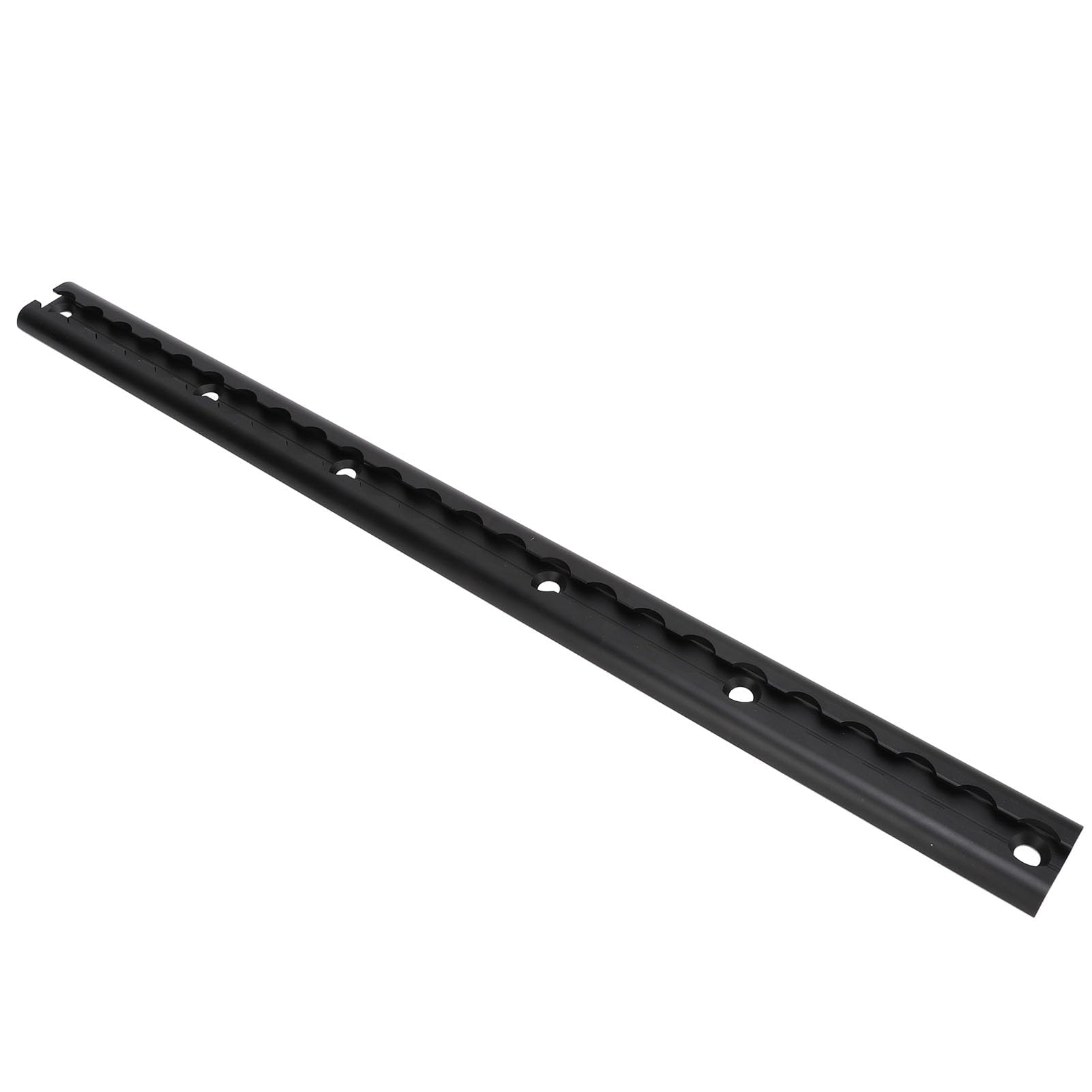 Binario da 30 Cm L con Fori Trapanati, Binario di Ancoraggio in Alluminio per Pianali di Camion Rimorchi, Compagnia Aerea Anodizzata per il Fissaggio dei Carichi (60 mm)