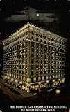 Denver Gas and Electric Building, By Night Denver, Colorado CO Original Antique Postcard