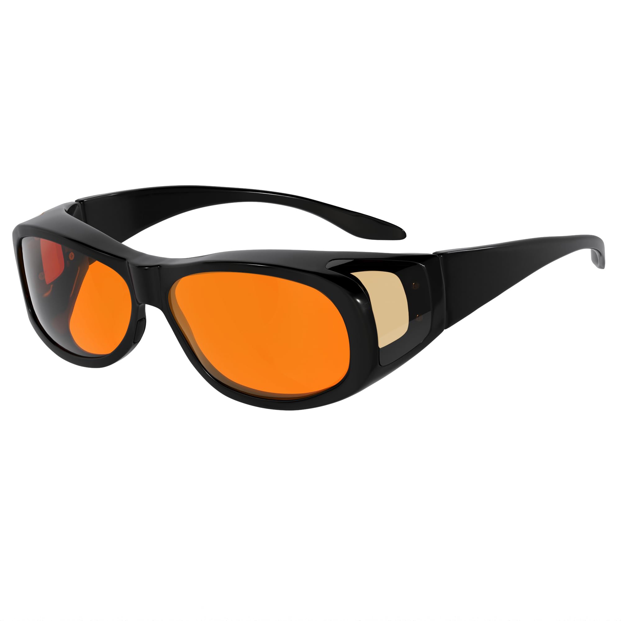 Eyekepper 100% Blue Light Reduction,Fitover Anti-Blue Blocking Computer Glasses with Extra Amber Lens-image-47