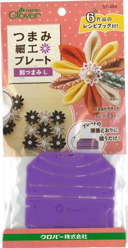 Bouton de trèfle japonais en plaque L pour customisation de vêtements
