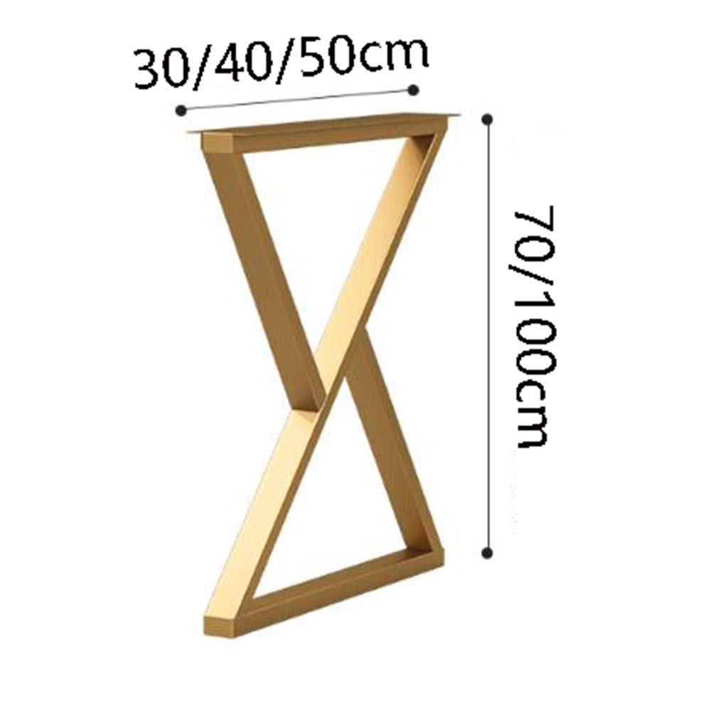 Gambe del Tavolo Gambe di Supporto per mobili Piedini per Cucina Neri Piedini per scrivania in Metallo Resistente Fai-da-Te Altezza 70 cm, 100 cm