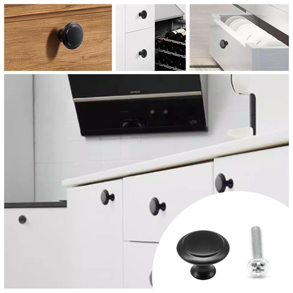 12 Pomelli Mobili Acciaio Inox - 30mm, Rotondi, Per Cucina E Armadi, Con Viti - Foto 8