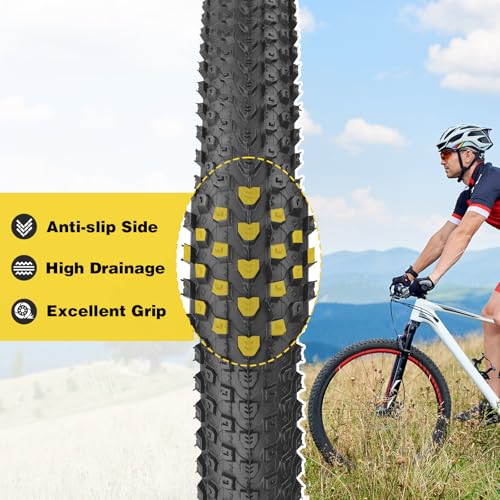 MEGHNA Mountain Bike Tire 20/24/26/27.5/29 x 2.125 inch