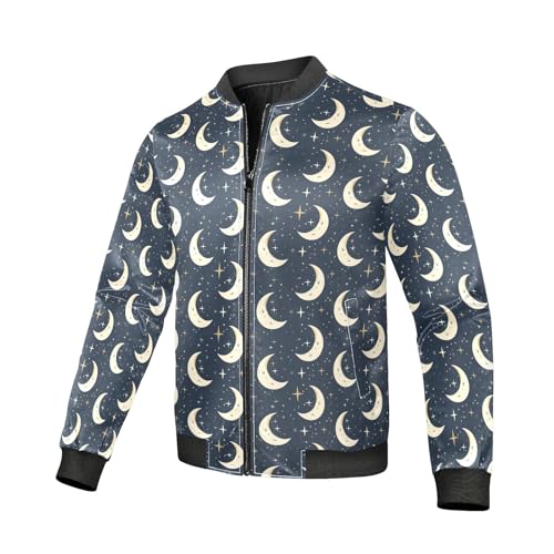 CHIFIGNO Leopard Print Men's Lightweight Flight Bomber Jacket Spring Fall Jackets Men Coat Outerwear S-XXL3