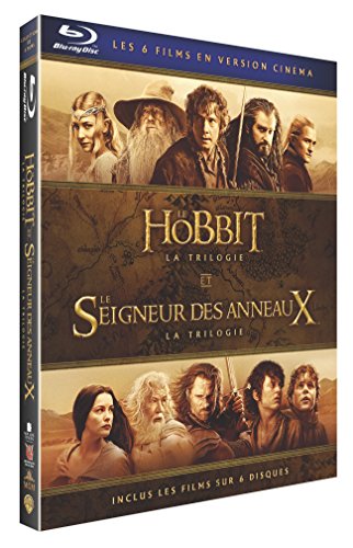 Le Hobbit et Le Seigneur des Anneaux, les Trilogies - Version Cinema [Blu-Ray]