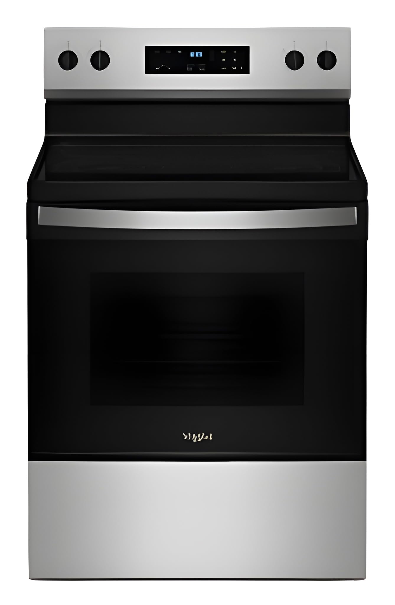 Whirlpool Flexible Electric Range by Whirlpool: 5.3 Cu. Ft. Freestanding with Stainless Steel Cooktop