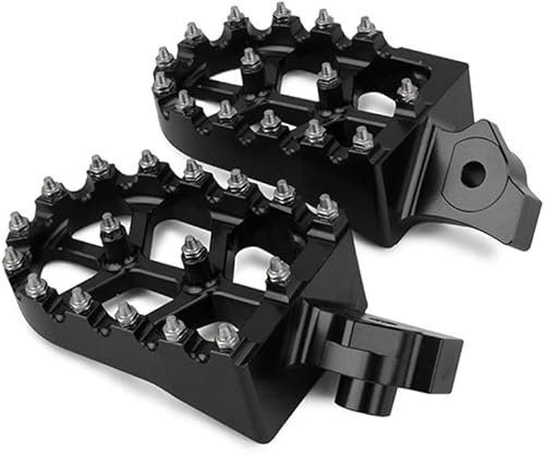 Miniatura 5 de AnXin Estribos para pies, reposapiés, pedales CNC para Z50R 80-99 XR50R 00-03 XR70R 97-03 XR80R XR100R 85-03 CRF80F CRF100F 04-13 motocicleta negro