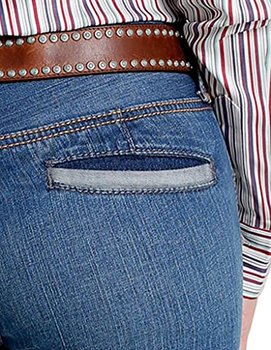 Cinch Womens MJ81454082 Lynden Moderate Rise Slim Trouser 7 S Denim4