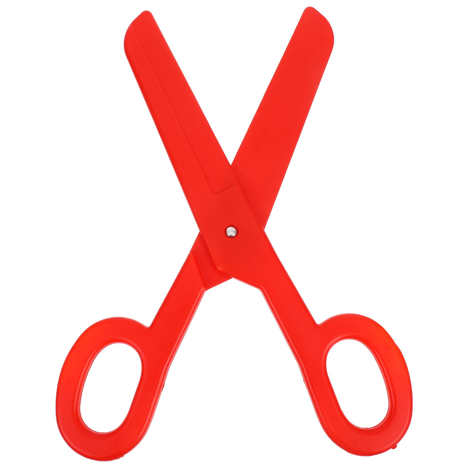 15 Inch Giant Scissors Prop Oversized Fake Scissors Red Novelty Plastic Shears for Clown Costume Circus Cosplay Prank Supplies Grand Opening Ribbon Cutting Ceremony