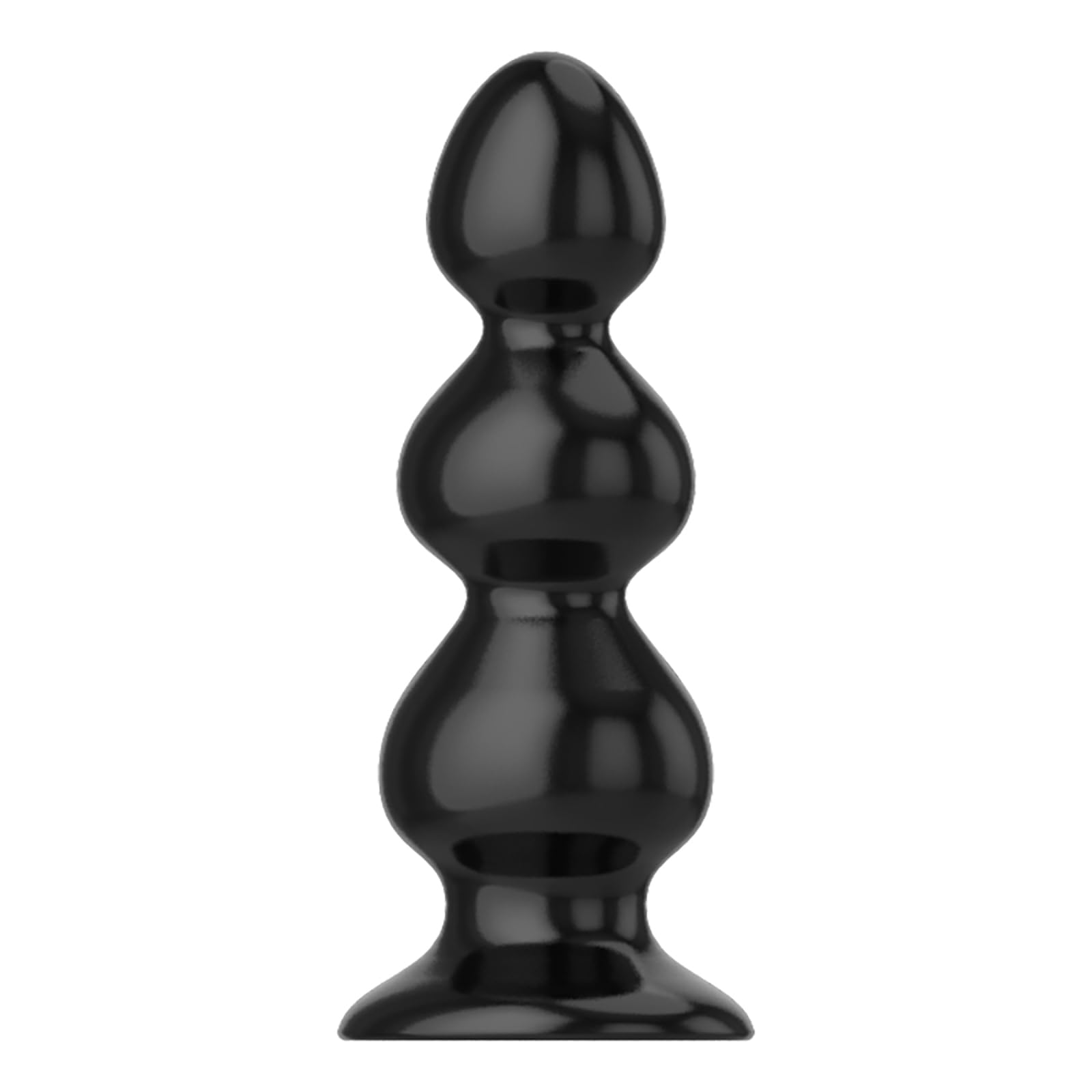 Pull Bead Plug anale sono in 6 dimensioni TPE Plug anale di grandi dimensioni con ventose per le donne uomini pesanti buttplug Masturbatore giocattolo del sesso per la formazione anale (L)