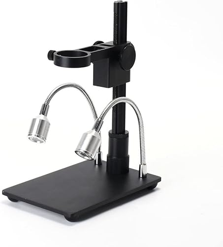Microscopio de laboratorio diapositivas adjsutable USB Microscopio Digital Cámara Soporte Soporte con iluminación de luz LED Microscopio Microscopio