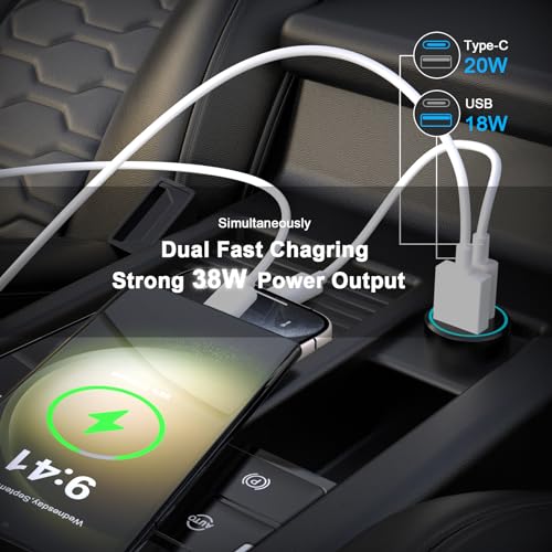 Lazerbuilt XHD-PD20W, RCC-630 Usb C Car Charger Compatible thumb #8
